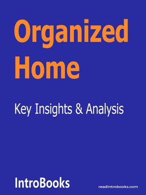 cover image of Organized Home